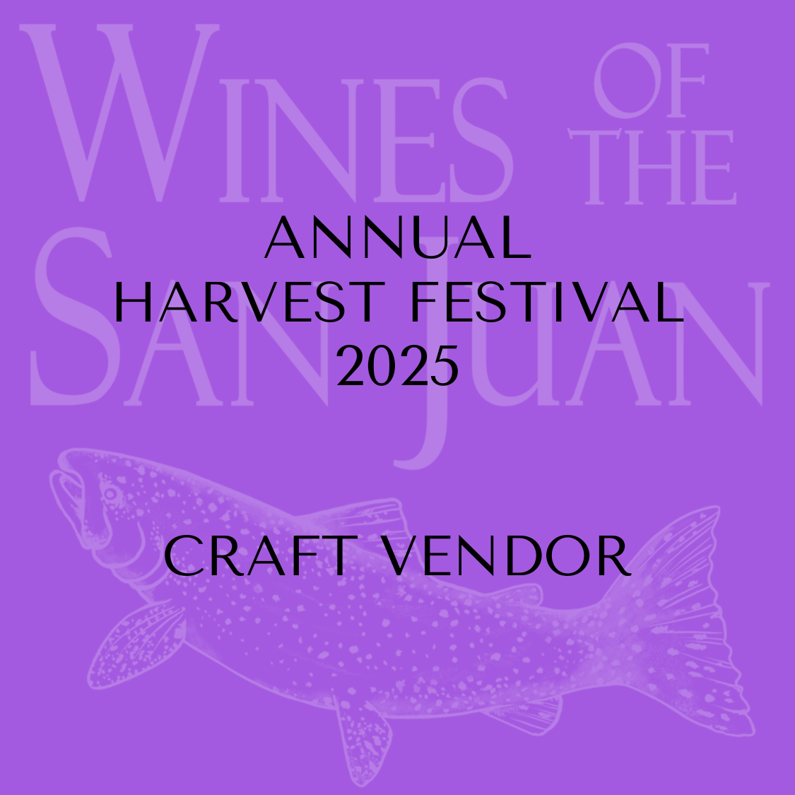 Craft Vendor Fee - Harvest Festival 2025
