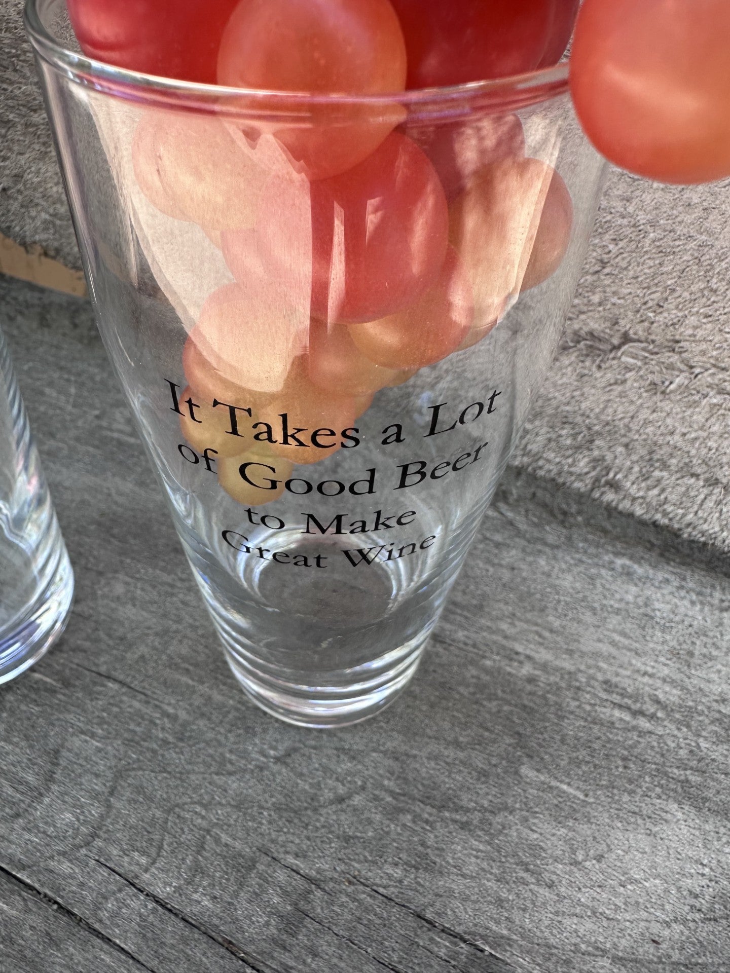 It Takes A Lot of Good Beer to Make Great Wine Beer Glass