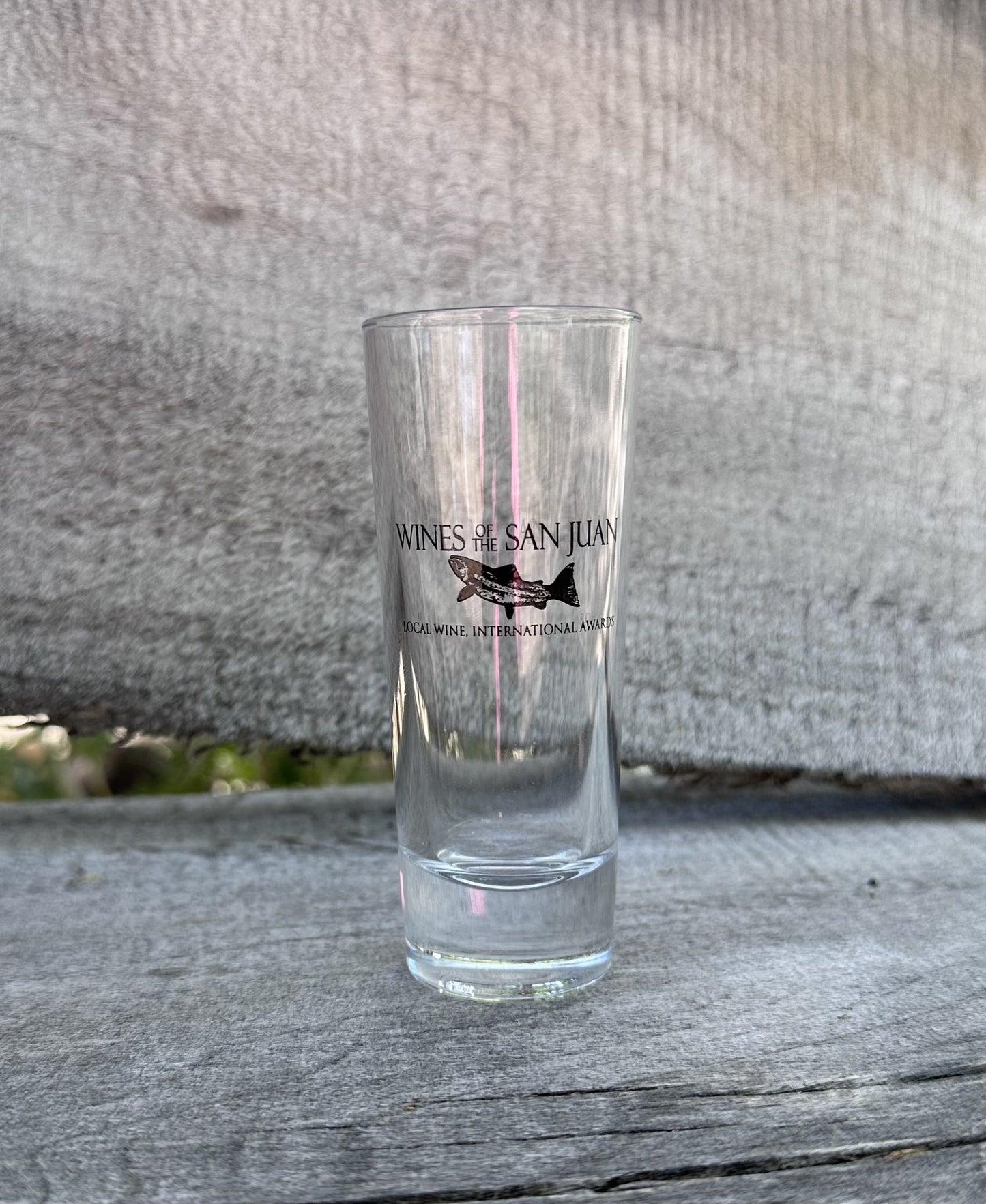 Wines of the San Juan Logo Shot Glass