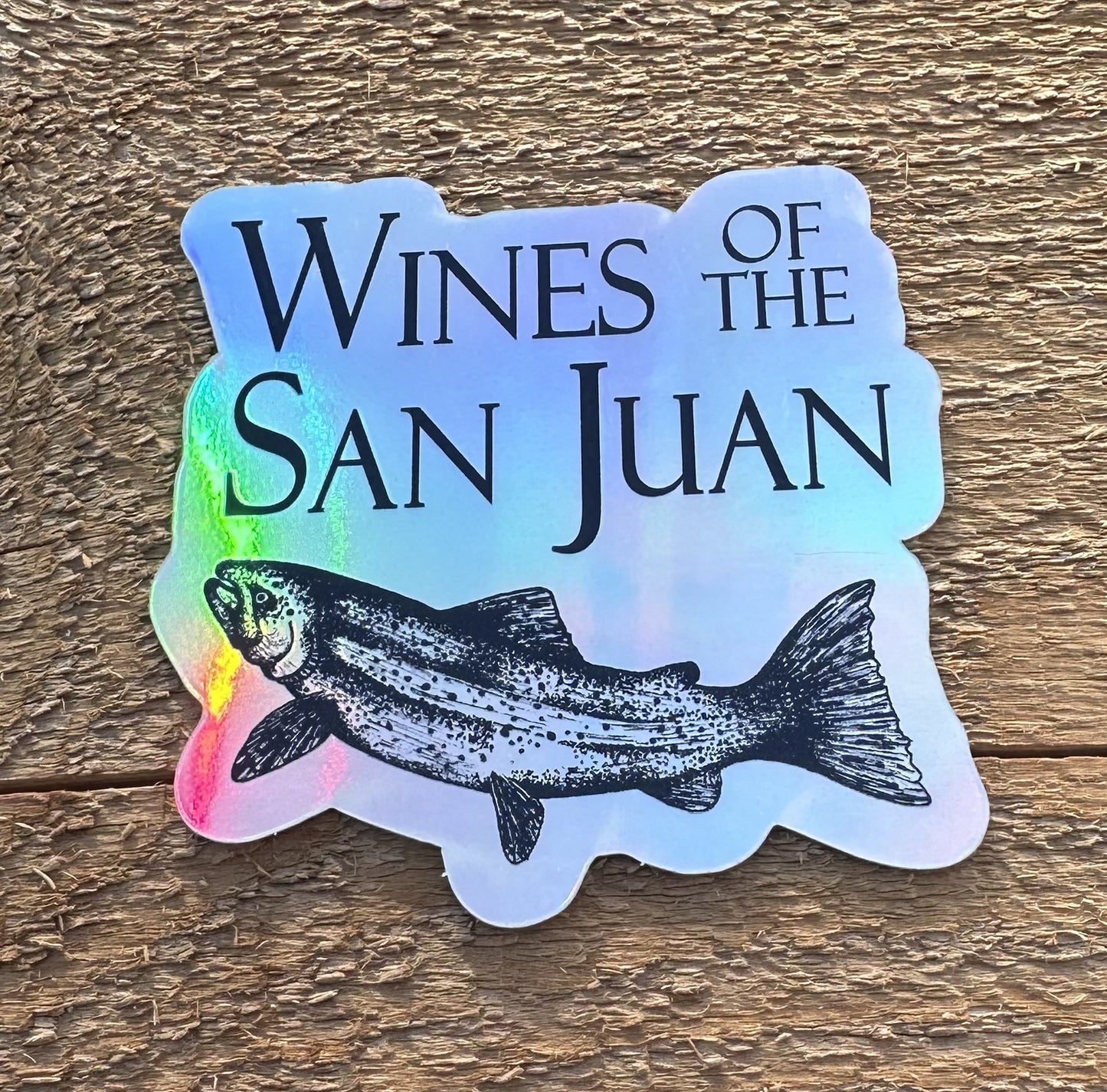 Wines of the San Juan Logo Holo Sticker