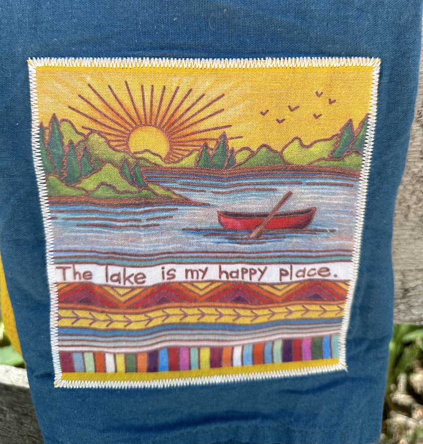 The Lake is My Happy Place Towel Set of 2